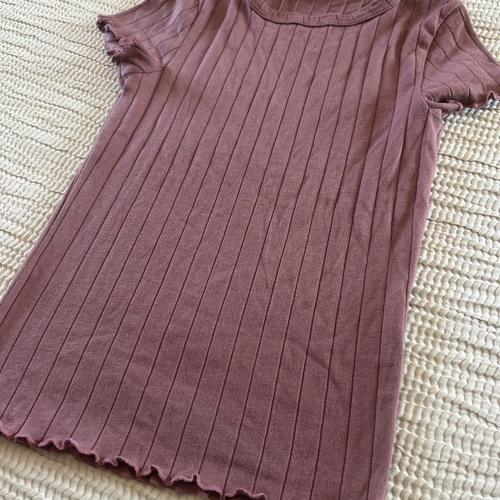 Billabong Ribbed Purple Top - Picture 2 of 7